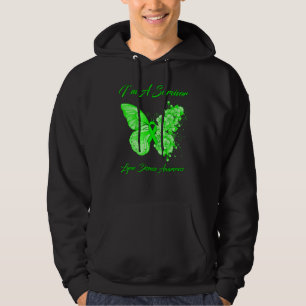 Sudadera Mariposa Iu2019m A Sobreviviente Lyme Enfermedad A