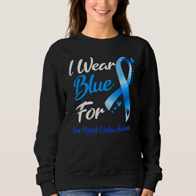 Sudadera Mariposa Llevo Azul Para Conciencia De Von Hippel  (Anverso)