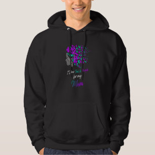 Sudadera Mariposa Llevo Verde Azulado y Morado Por Prevenci