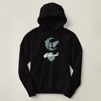 Sudadera Mariposa Luna Boho Mano Celestial Espiritual Luna