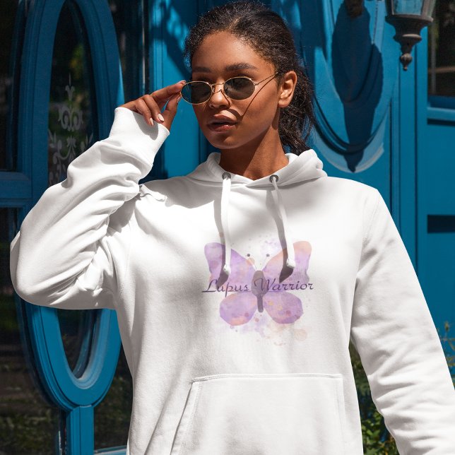 Sudadera Mariposa morada Lupus Warrior (Subido por el creador)