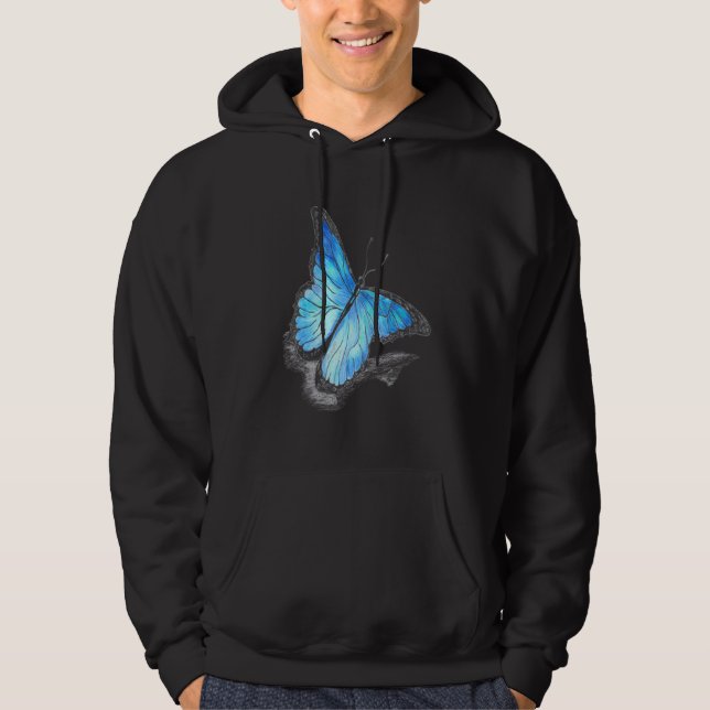 Sudadera Mariposa multicolor suave (Anverso)
