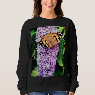 Sudadera mariposa naranja