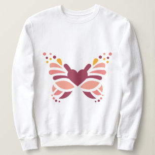 Sudadera Mariposa Pastel Boho Femenina Elegante