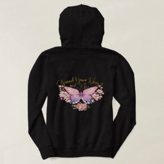 Sudadera Mariposa Pastel de Sueño Felpa Estética Floral