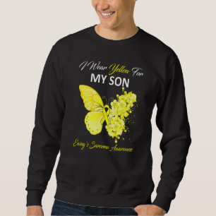 Sudadera Mariposa que llevo amarillo por el sarcoma de mi h
