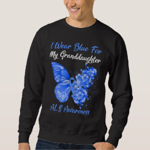 Sudadera Mariposa Que Uso Azul Para Mi Nieta Als Awa