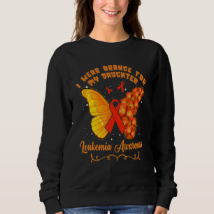 Sudadera Mariposa Que Uso Naranja Para Mi Hija Leucemia A