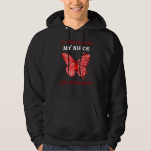 Sudadera Mariposa Que Uso Rojo Para Mi Anema De Célula De E
