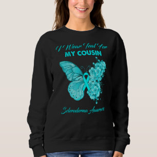 Sudadera Mariposa Que Uso Verde azulado Para Mi Primo Escle