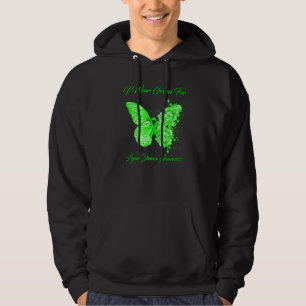 Sudadera Mariposa Que Uso Verde Para La Conciencia De La En