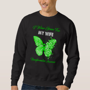 Sudadera Mariposa Que Uso Verde Para Mi Esposa Neurofibroma