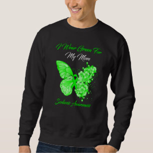 Sudadera Mariposa Que Uso Verde Para Mi Mamá Scoliosis Awar