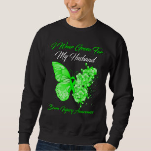 Sudadera Mariposa Que Uso Verde Por Lesiones Cerebrales De 
