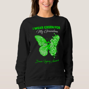 Sudadera Mariposa Que Uso Verde Por Lesiones Cerebrales De 