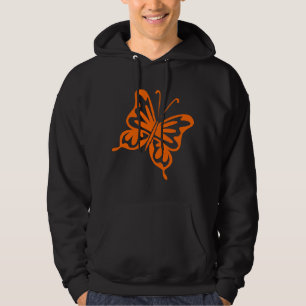 Sudadera Mariposa retro - Naranja