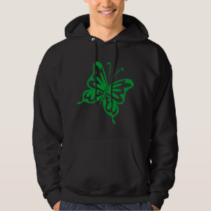Sudadera Mariposa Retro - Verde Hierba