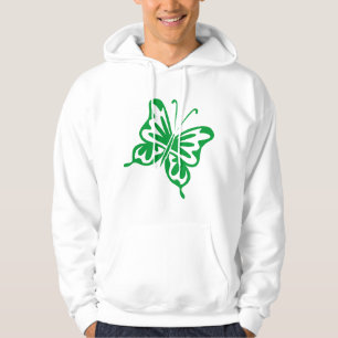 Sudadera Mariposa Retro - Verde Hierba