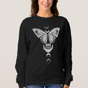 Sudadera Mariposa Skeleton Horror Occult Satanism Demon Ev