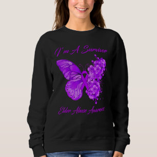 Sudadera Mariposa soy superviviente de maltrato de ancianos