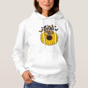 Sudadera Mariposas con girasol