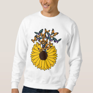 Sudadera Mariposas con girasol