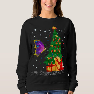 Sudadera Mariposas Lover Gift Santa Hat Butterfly Christine