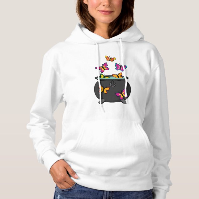 Sudadera Mariposas mágicas de un Cauldron (Anverso)