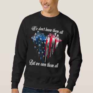 Sudadera Mariposas Orgullo del Corazón Patriota Soldado De