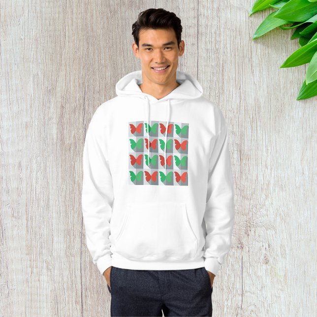 Sudadera Mariposas Rojas Y Verdes (Subido por el creador)