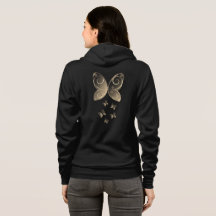 mariposas voladoras naturaleza hoodie