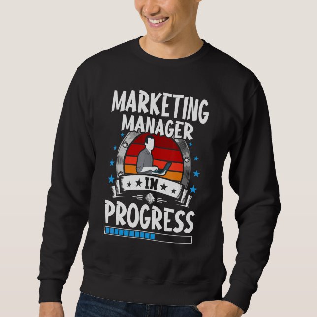 Sudadera Marketing Manager In Progress Trainee Student (Anverso)