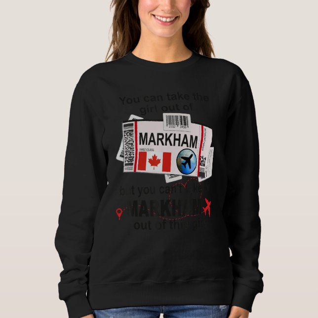 Sudadera Markham Chica Markham Boarding Pass Markham (Anverso)