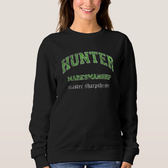 Sudadera Marksmanship Hunter Mmo Gamer (Anverso)