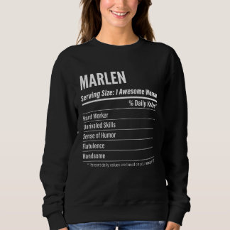 Sudadera Marlen  Nutritional Facts Serving Size Calories