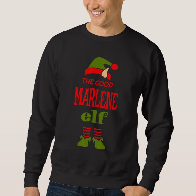 Sudadera MARLENE Elf Good Christmas Matching Pajama Party (Anverso)