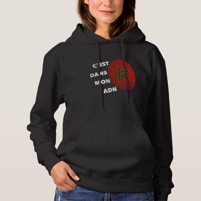 Sudadera Maroc C'est Dans Mon Y Morocco Fier Marruecos En M (Anverso)