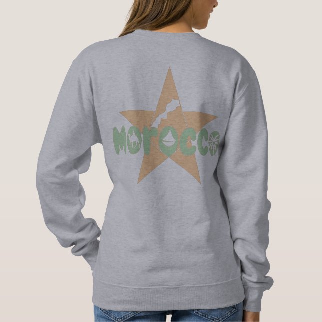 Sudadera Marruecos es un legado que usas con orgullo (Reverso)