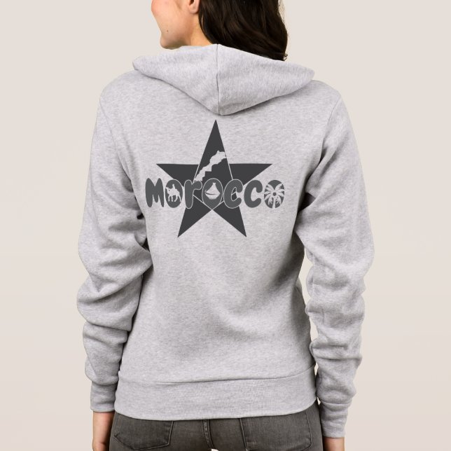 Sudadera Marruecos es un legado que usas con orgullo (Reverso)
