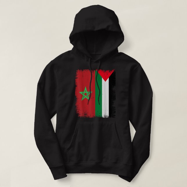 Sudadera Marruecos Palestina (Diseño del anverso)