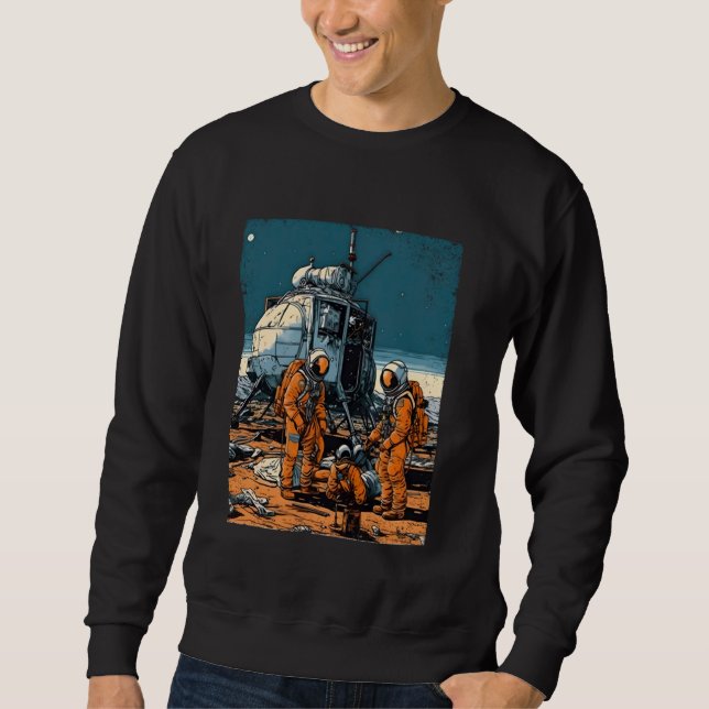 Sudadera Mars Accident Funny Astronaut Space Cosmic Adventu (Anverso)