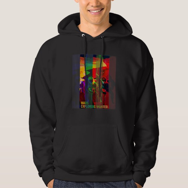 Sudadera Mars Explorer Wanted (Anverso)