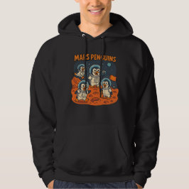 Sudadera Mars Penguins divertida serie de espacios para ani