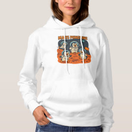 Sudadera Mars Penguins divertida serie de espacios para ani
