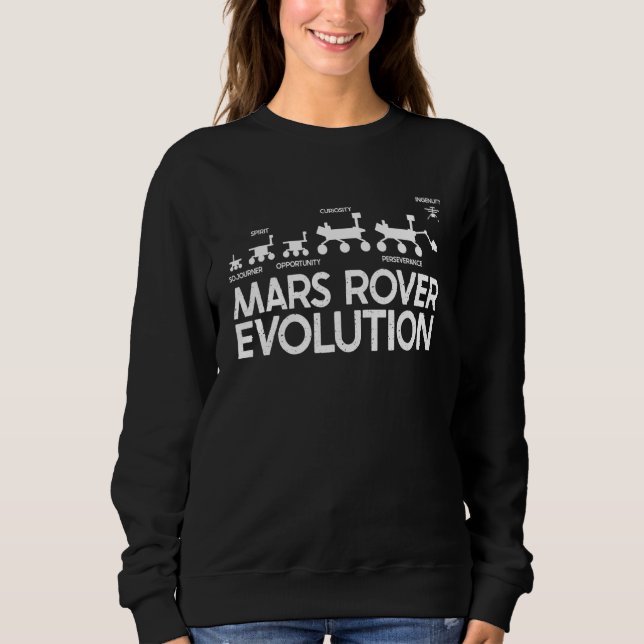 Sudadera Mars Rovers Perseverancia Ingenuidad Curiosidad Op (Anverso)