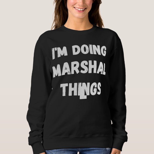 Sudadera Marshall estoy haciendo cosas Marshall (Anverso)