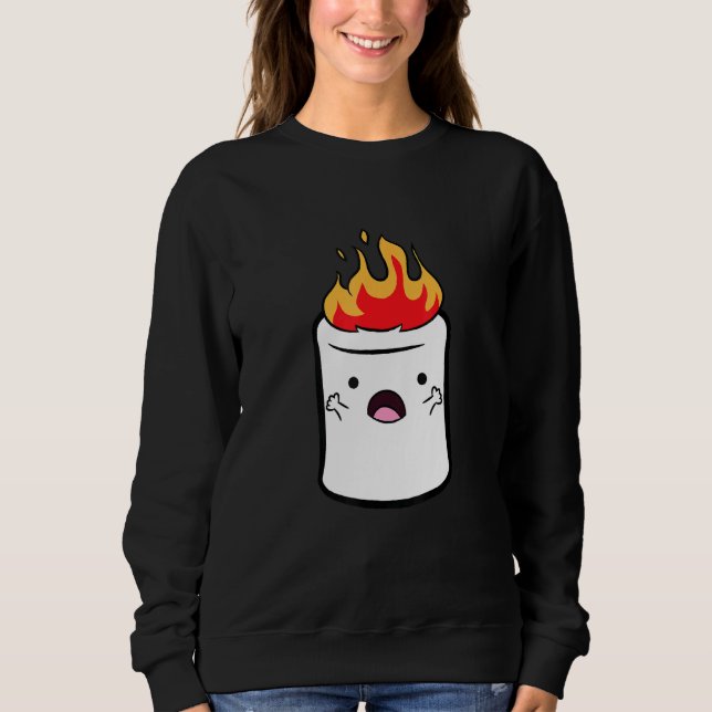 Sudadera Marshmallow Camping Love Marshmallow (Anverso)