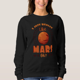 Sudadera Marte Planeta Rojo Anillo Sistema Solar Atmósfera