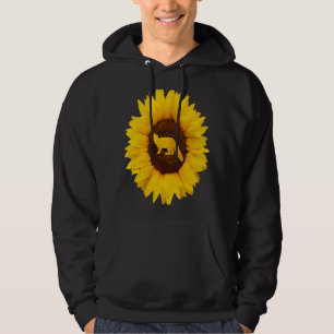 Sudadera Marten Para Mujeres Hombres Mustelid Animal Sunflo