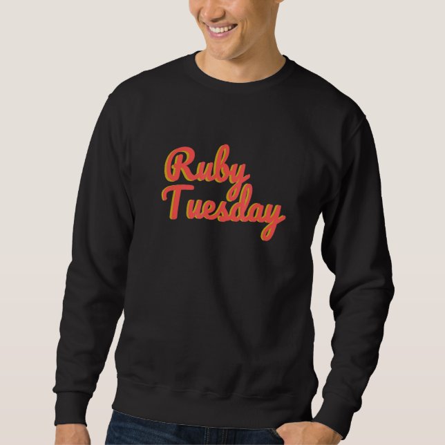 Sudadera Martes de Ruby Retro (Anverso)